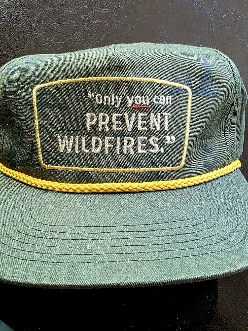 Smokey The Bear Hat In Like New Condition. Only Worn Twice.